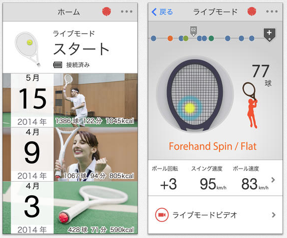 ソニー スマートテニスセンサー用iosアプリ Smart Tennis Sensor をリリース Ipad App Store Macお宝鑑定団 Blog 羅針盤