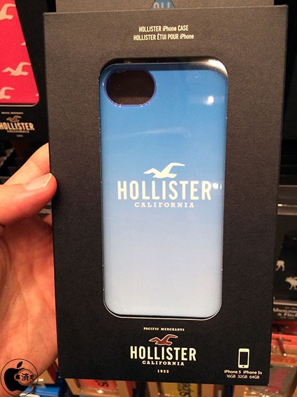 欧州Apple Store、Hollister製iPhone 5s用ケース「Hollister iPhone CASE」を販売開始