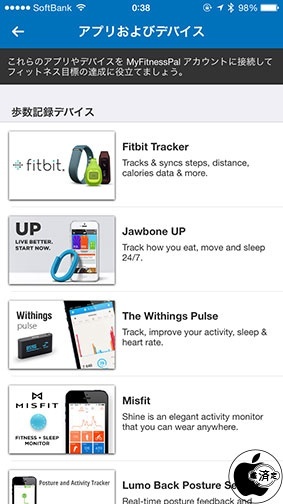 ヘルスケアの各種栄養摂取情報同期に対応したカロリーカウンターアプリ Myfitnesspal を試す Ipad App Store Macお宝鑑定団 Blog 羅針盤