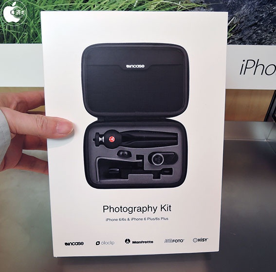 Apple Store 複数メーカーアクセサリーを組み合わせたiphone用カメラキット Photogaphy Kit を販売開始 アクセサリ Macお宝鑑定団 Blog 羅針盤