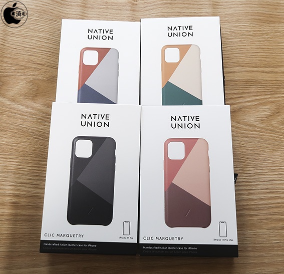 Apple、Native UnionのiPhone 11 Pro用レザーケース「Native Union CLIC Marquetry