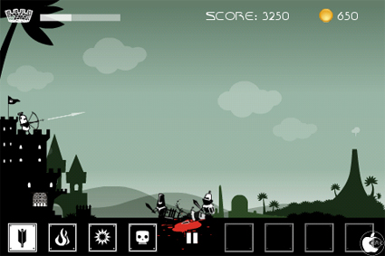 弓を放って敵を倒すディフェンスゲームアプリ Bowman Defense を試す Iphone App Store Macお宝鑑定団 Blog 羅針盤