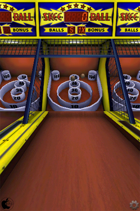 スキーボールゲームアプリ Skee Ball を試す Iphone App Store Macお宝鑑定団 Blog 羅針盤