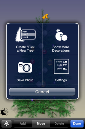 クリスマスツリーアプリ Christmas Tree Decorator を試す Iphone App Store Macお宝鑑定団 Blog 羅針盤