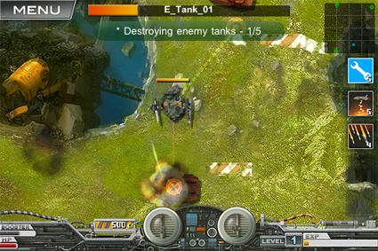 ロボットシューティングゲームアプリ Heavy Mach 2 Lite を試す Iphone App Store Macお宝鑑定団 Blog 羅針盤