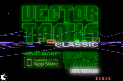 アタリの名作 Battlezone を再現したゲームアプリ Vector Tanks Classic Version を試す Iphone App Store Macお宝鑑定団 Blog 羅針盤