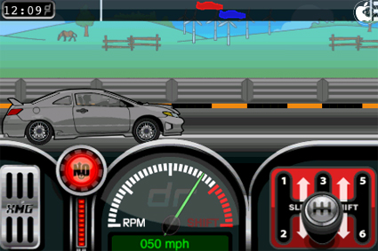 ドラッグレースゲームアプリ Drag Racer Pro を試す Iphone App Store Macお宝鑑定団 Blog 羅針盤