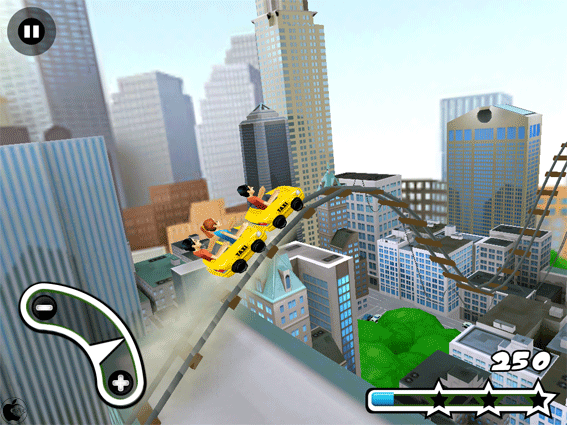 Ipad用ジェットコースターゲームアプリ New York 3d Rollercoaster Rush Hd Free を試す Ipad App Store Macお宝鑑定団 Blog 羅針盤