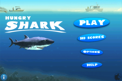 サメゲームアプリ Hungry Shark を試す Iphone App Store Macお宝鑑定団 Blog 羅針盤