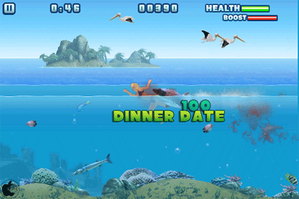 サメゲームアプリ Hungry Shark を試す Iphone App Store Macお宝鑑定団 Blog 羅針盤