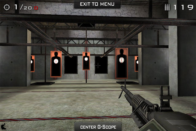 Iphone 4用射撃ゲームアプリ Eliminate Gunrange を試す Iphone App Store Macお宝鑑定団 Blog 羅針盤