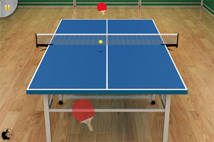 卓球ゲームアプリ Virtual Table Tennis を試す Iphone App Store Macお宝鑑定団 Blog 羅針盤