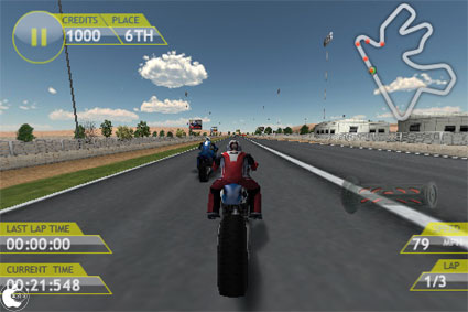 3dバイクレースゲームアプリ Motorbike Gp を試す Iphone App Store Macお宝鑑定団 Blog 羅針盤