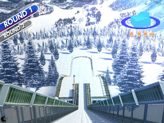 3dスキージャンプゲームアプリ Real Ski Jump Hd を試す Ipad App Store Macお宝鑑定団 Blog 羅針盤