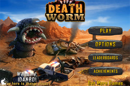 巨大ワームゲームアプリ Death Worm を試す Ipad App Store Macお宝鑑定団 Blog 羅針盤