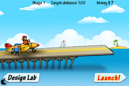 飛行機の飛距離を競うゲームアプリ Flugtag Pro Lite を試す Iphone App Store Macお宝鑑定団 Blog 羅針盤