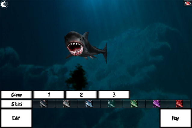 3dサメゲームアプリ Finger Shark Free Phone Security を試す Ipad App Store Macお宝鑑定団 Blog 羅針盤