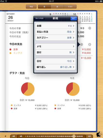 Aesthology Ipad用マネー管理アプリ マネー手帳hd をリリース Ipad App Store Macお宝鑑定団 Blog 羅針盤