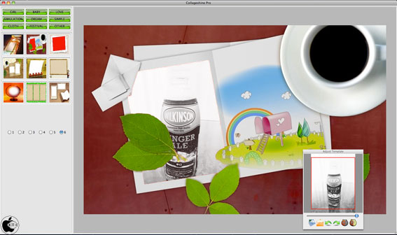 Mac用写真コラージュアプリ Collageshine Pro を試す Mac App Store Macお宝鑑定団 Blog 羅針盤