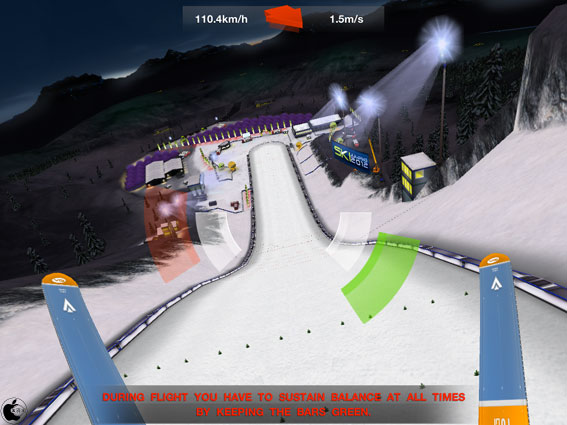 Mac用スキージャンプゲームアプリ Ski Jumping 12 を試す Mac App Store Macお宝鑑定団 Blog 羅針盤