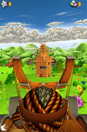 カタパルトでアイテムを投げ 要塞や城を破壊する3dゲームアプリ Catapult King を試す Ipad App Store Macお宝鑑定団 Blog 羅針盤