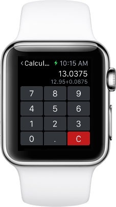 calcbot for apple watch