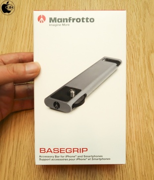 Apple Store、ManfrottoのiPhoneグリップ用ベース「Manfrotto BaseGrip Accessory Bar ...