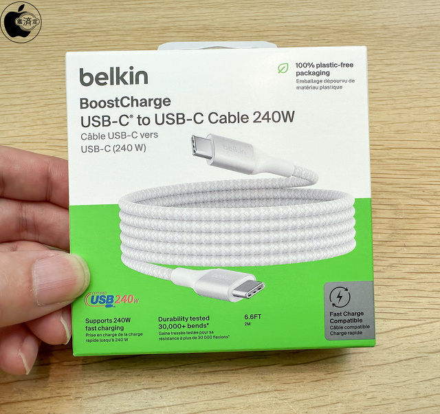 Belkin BoostCharge USB-C to USB-C Cable 240W « Blog