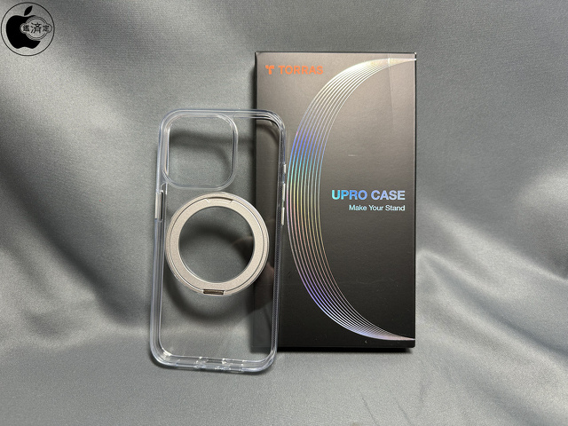 TORRASのiPhone 15 Pro用360°回転式スタンド付きケース「UPRO