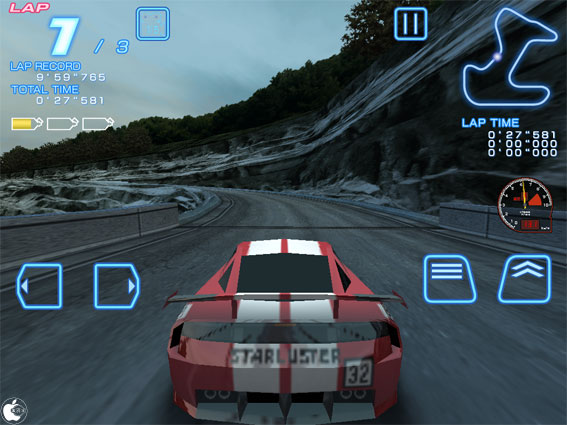 バンダイナムコゲームス Ipad用3dレースゲームアプリ Ridge Racer Accelerated Hd をリリース Ipad App Store Mac Otakara